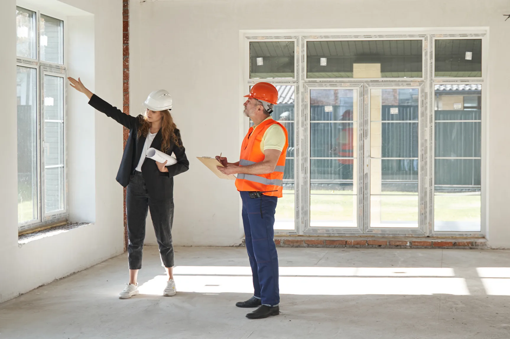 Window installation planning inside a home